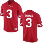 NCAA Ohio State Buckeyes Men's #3 Michael Thomas Red Nike Football College Jersey DMP5845PD